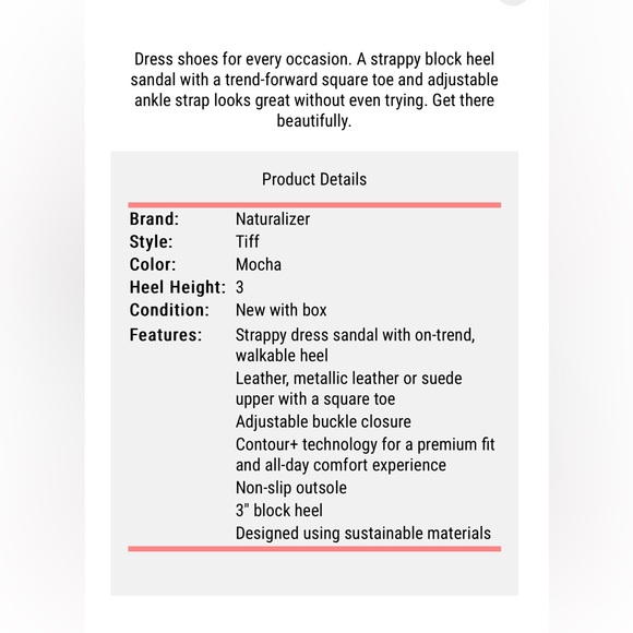 Naturalizer Tiff Mocha Sandal - 7M - Picture 14 of 14